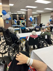 These images of our senior residents at Margaret Tietz celebrating Chanukah are a reminder of the power of community and the warmth of the holiday season