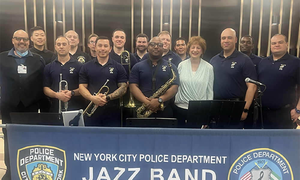 Image for NYPD Band Brings Jazz To Margaret Tietz